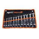 12PC METRIC GEAR DRIVE ROE WRENCH SET - 0° OFFSET