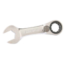 16MM QUAD DRIVE METRIC REVERSIBLE STUBBY GEAR DRIVE WRENCH - 15° OFFSET