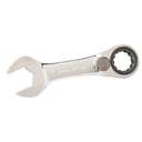 18MM QUAD DRIVE METRIC REVERSIBLE STUBBY GEAR DRIVE WRENCH - 15° OFFSET
