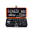 18PC 1/4" DRIVE 6PT GENERAL SERVICE SOCKET SET