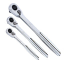 3PC ULTRA THIN RATCHET SET - 1/4", 3/8", 1/2" DRIVE