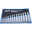 14PC METRIC QUAD DRIVE COMBINATION WRENCH SET
