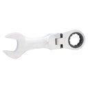 8MM QUAD DRIVE METRIC FLEX-HEAD STUBBY GEAR DRIVE WRENCH