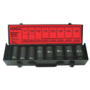 8PC 3/4" DRIVE 6PT SAE DEEP IMPACT SOCKET SET